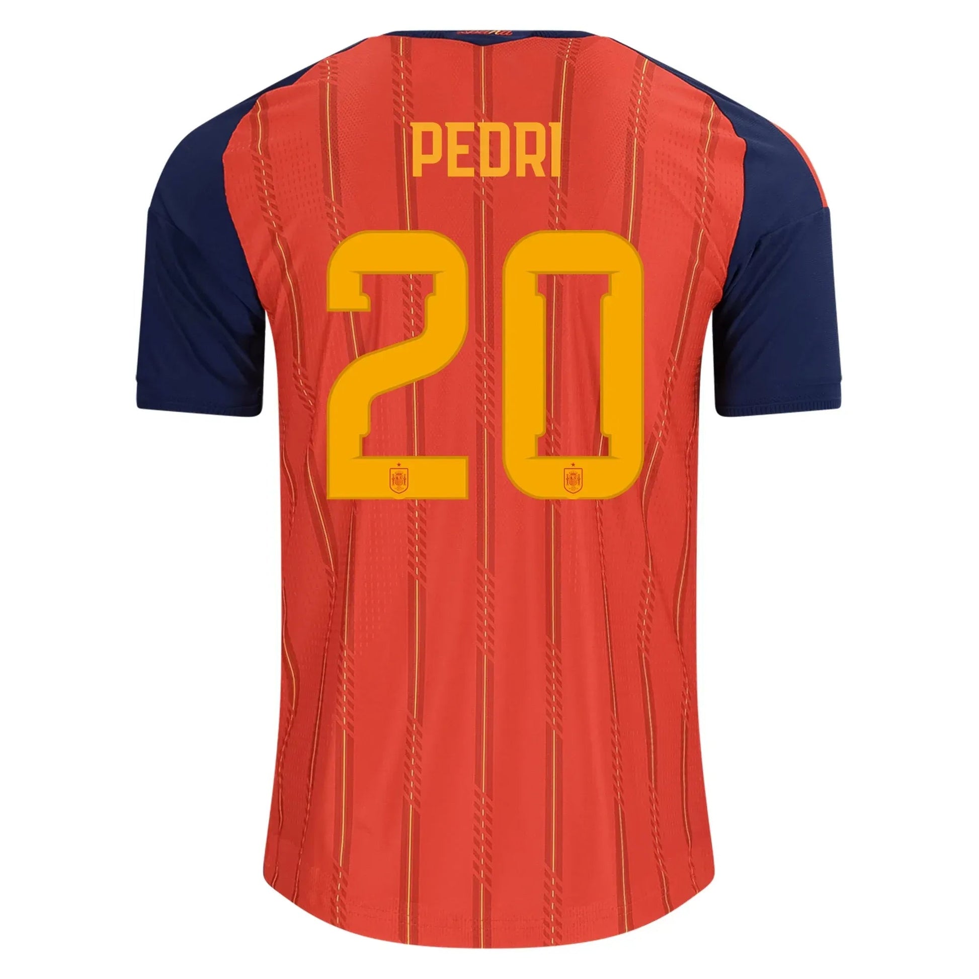 adidas 2026 Spain Men's Authentic Home Soccer Jersey (Pedri)