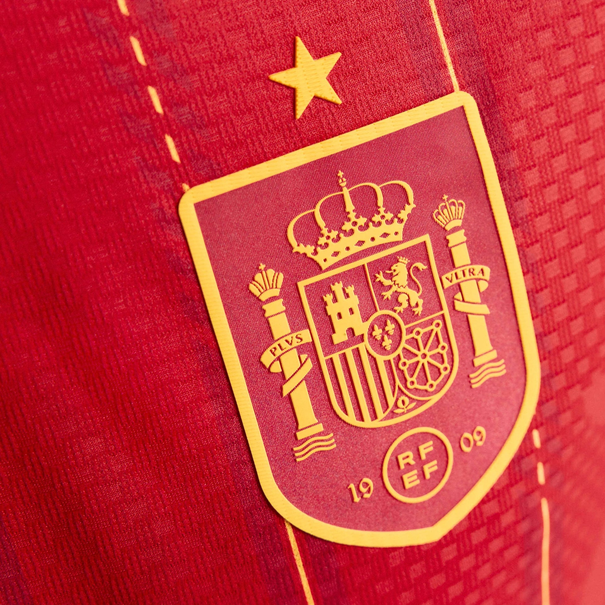 adidas 2026 Spain Men's Authentic Home Soccer Jersey (Detail 7)