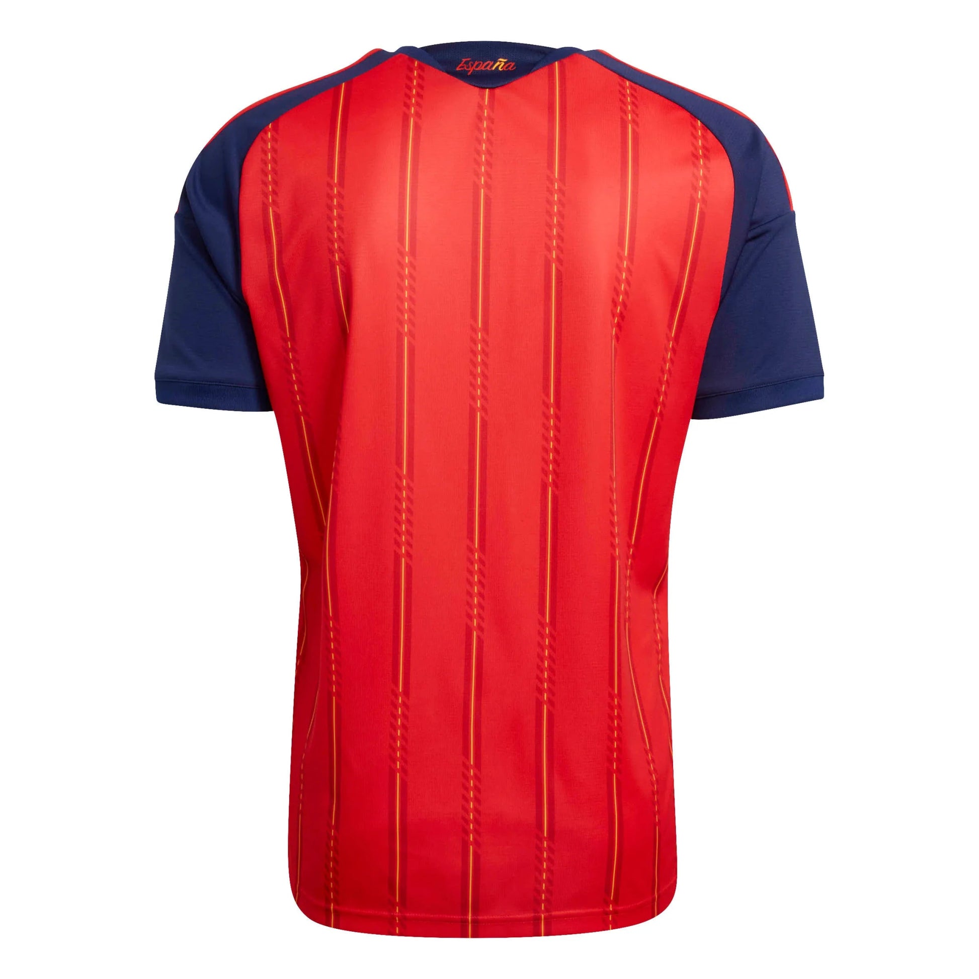 adidas 2026 Spain Men's Stadium Home Soccer Jersey (Back)
