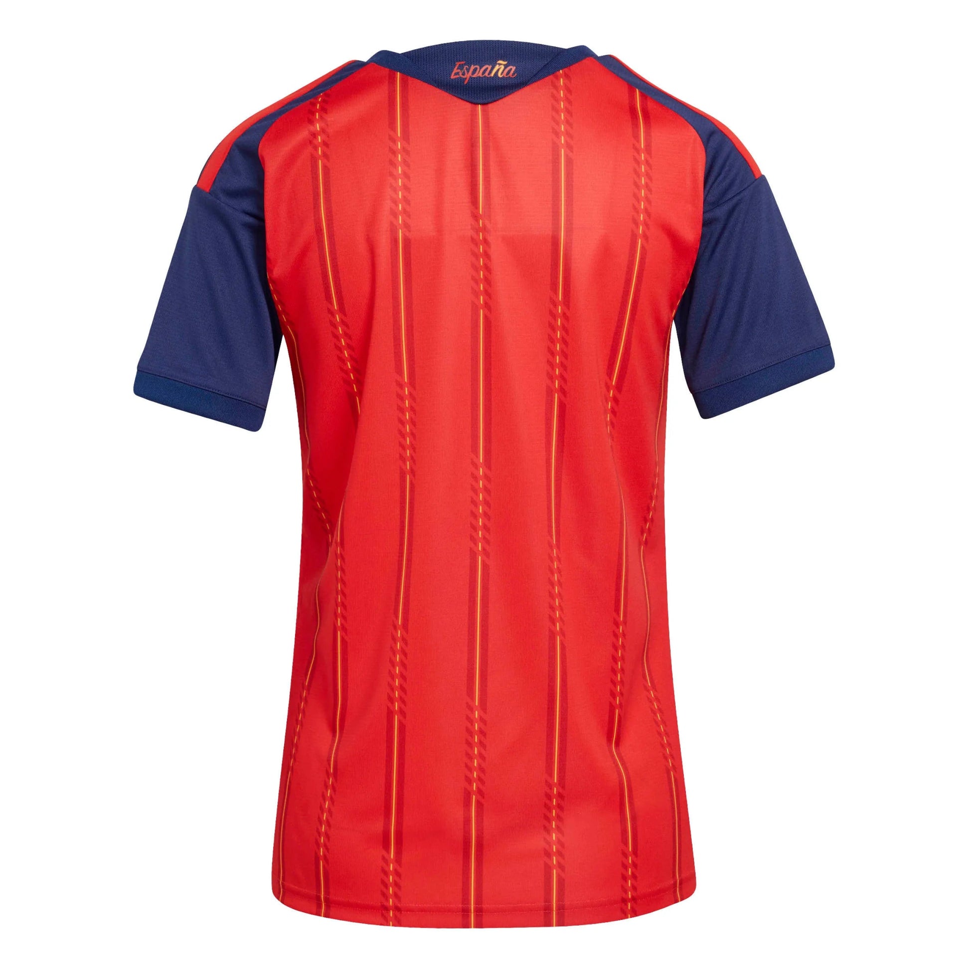 adidas 2026 Spain Women's Stadium Home Soccer Jersey (Back)