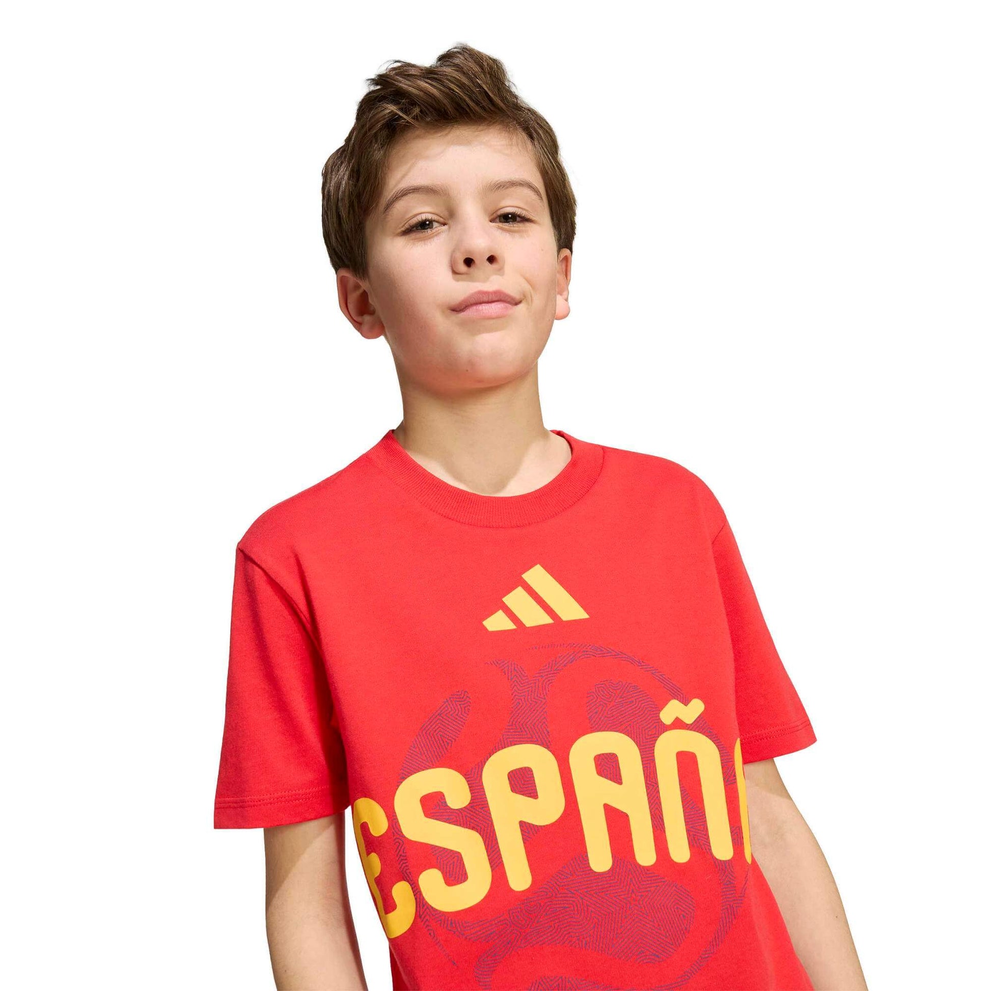 adidas 2026 Spain Youth Graphic Tee (Detail 1)