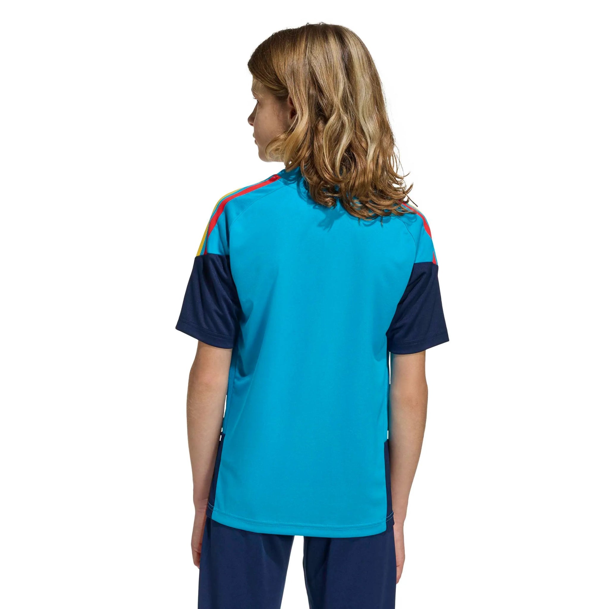 adidas 2026 Spain Youth Tiro Training Soccer Jersey (Model - Back)