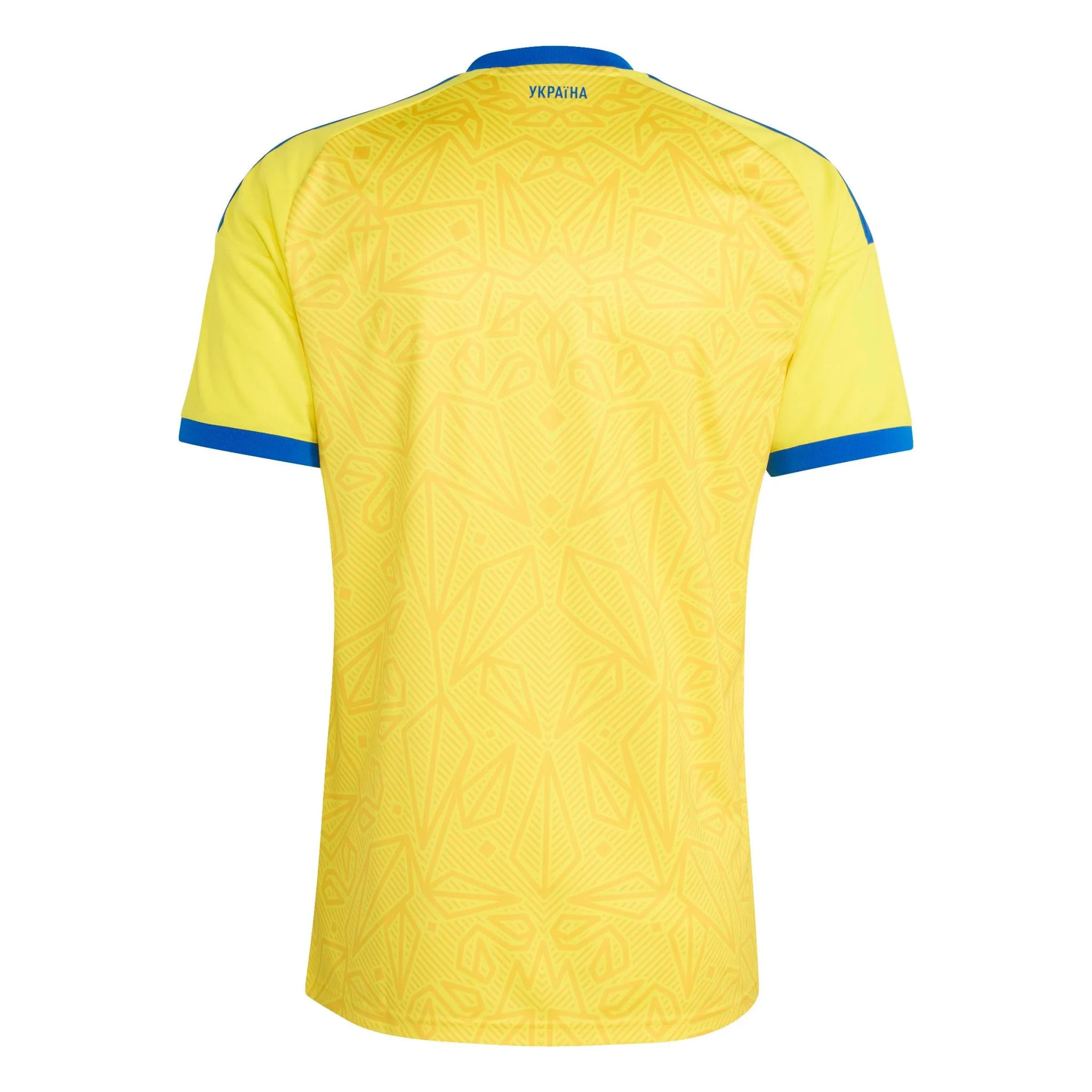adidas 2026 Ukraine Men's Stadium Home Soccer Jersey (Back)