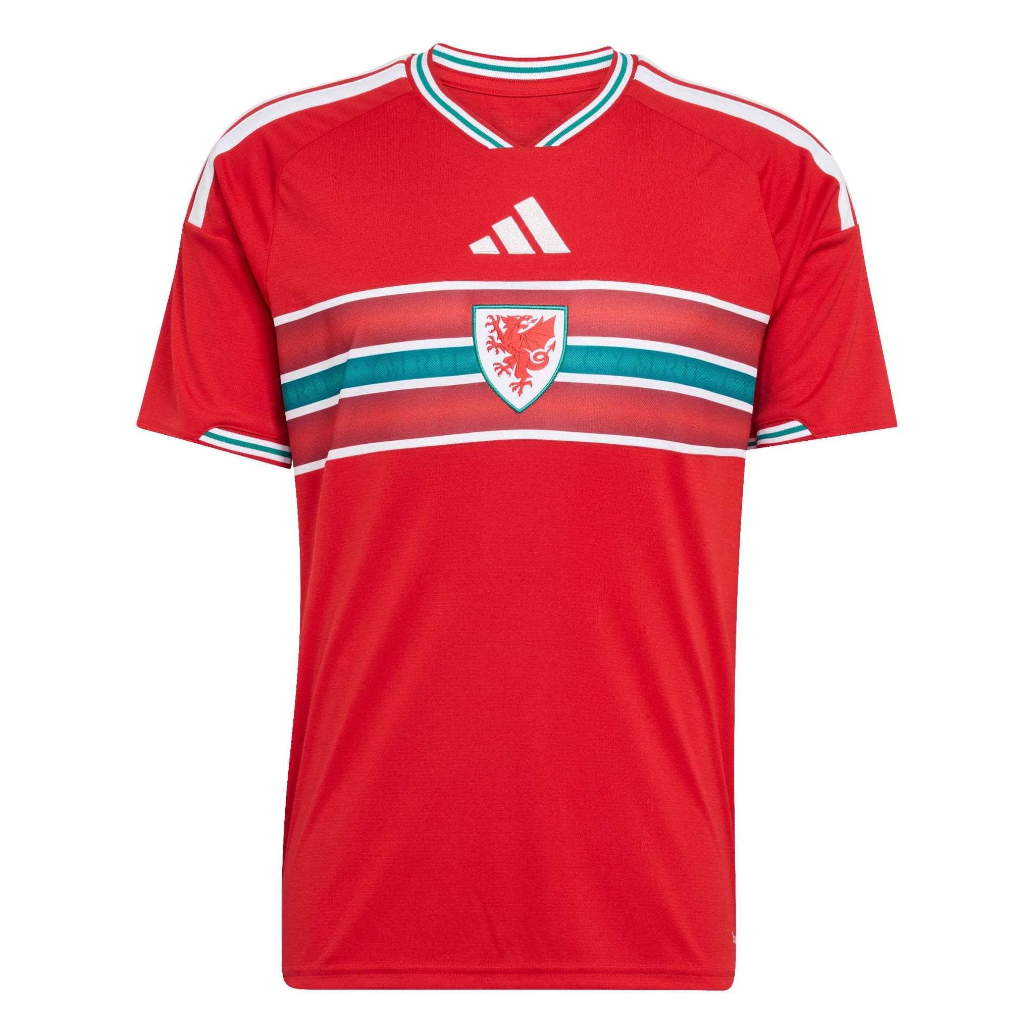 adidas 2026 Wales Men's Stadium Home Soccer Jersey (Front)