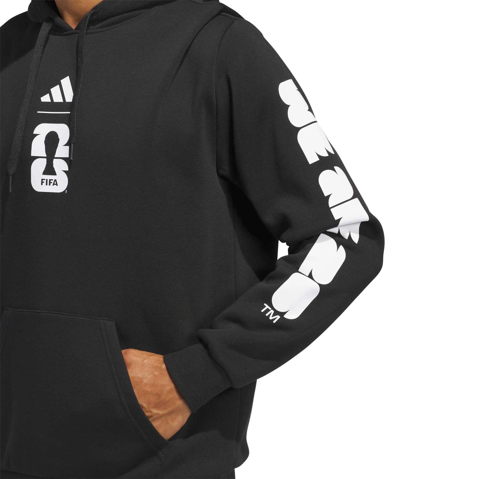 adidas 2026 World Cup Men's Match Ball Graphic Hoodie (Detail 1)