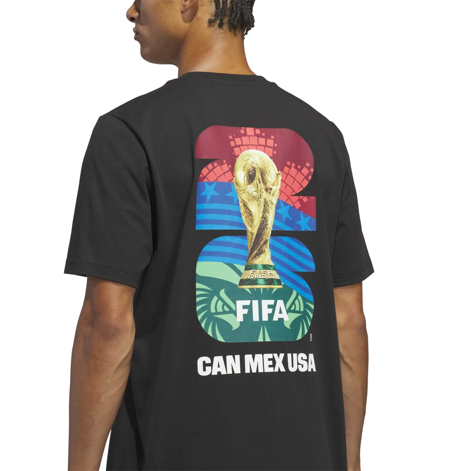 adidas 2026 World Cup Men's Match Ball Graphic Tee (Detail 2)