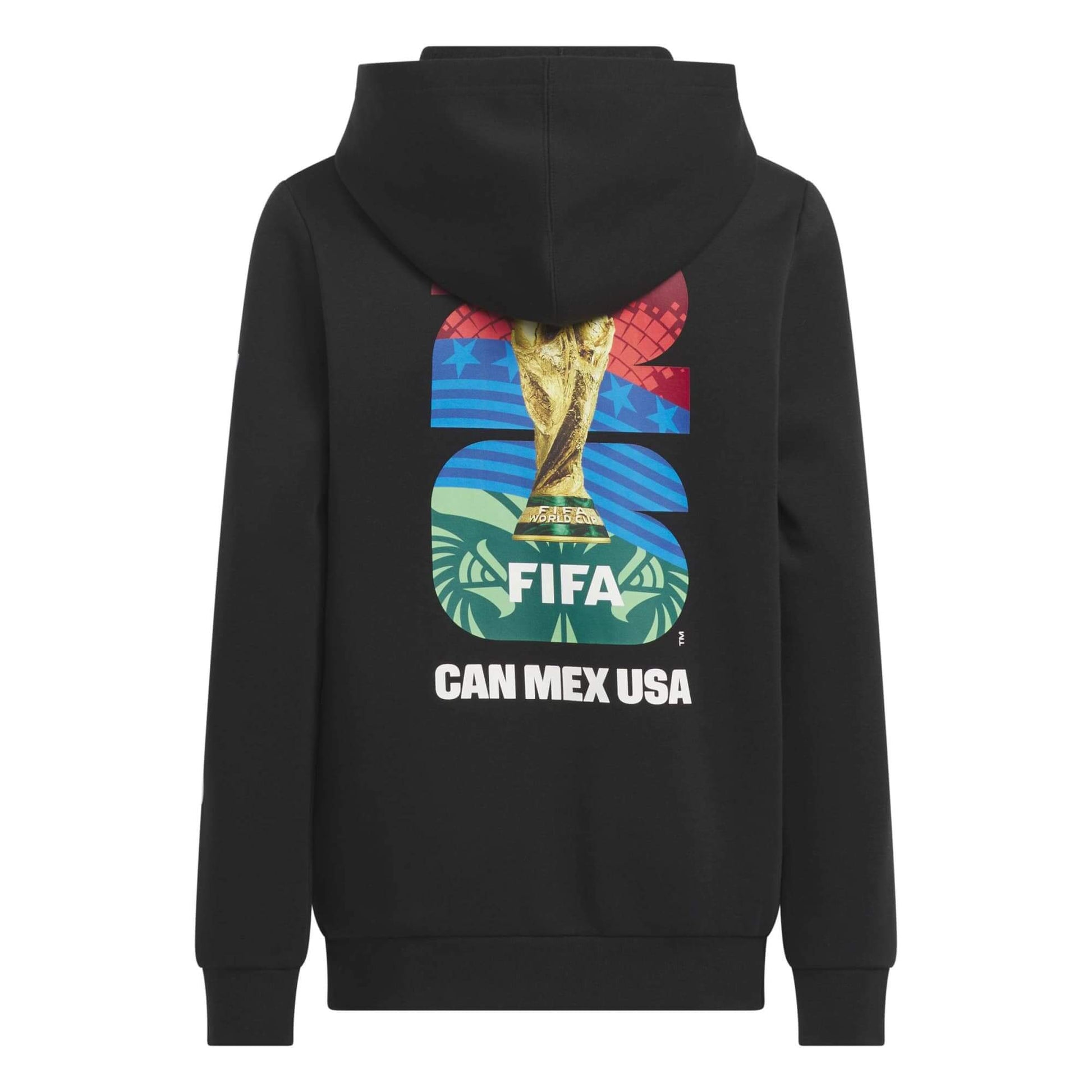 adidas 2026 World Cup Youth Match Ball Graphic Hoodie (Back)
