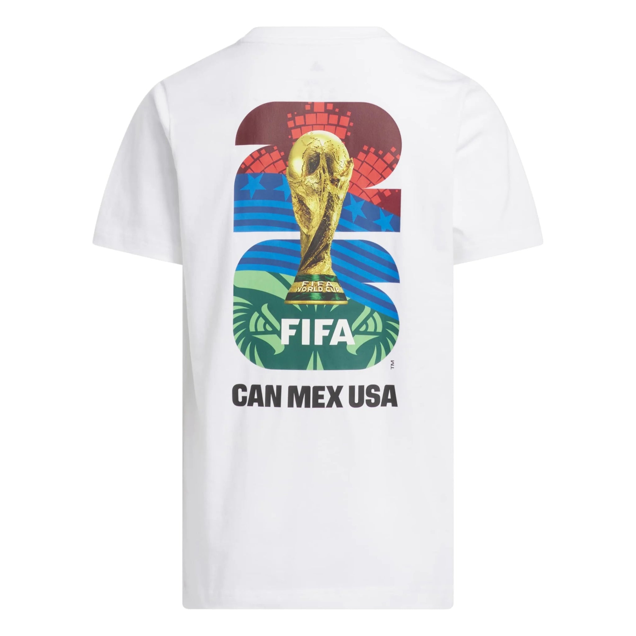 adidas 2026 World Cup Youth Match Ball Graphic Tee (Back)