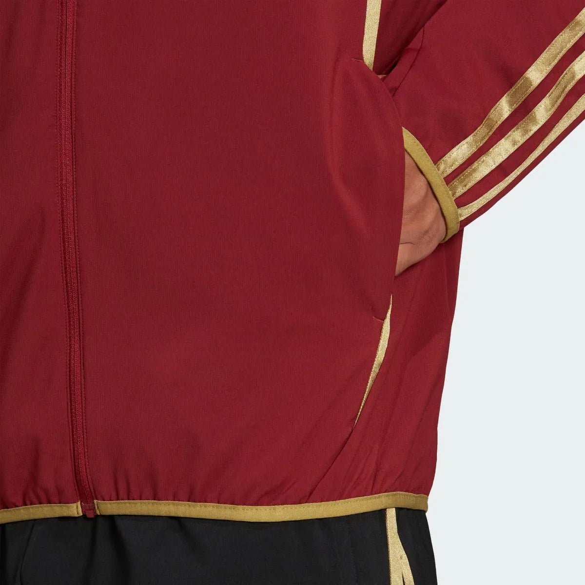 adidas 21-22 Arsenal FC Teamgeist Woven Jacket - Noble Maroon