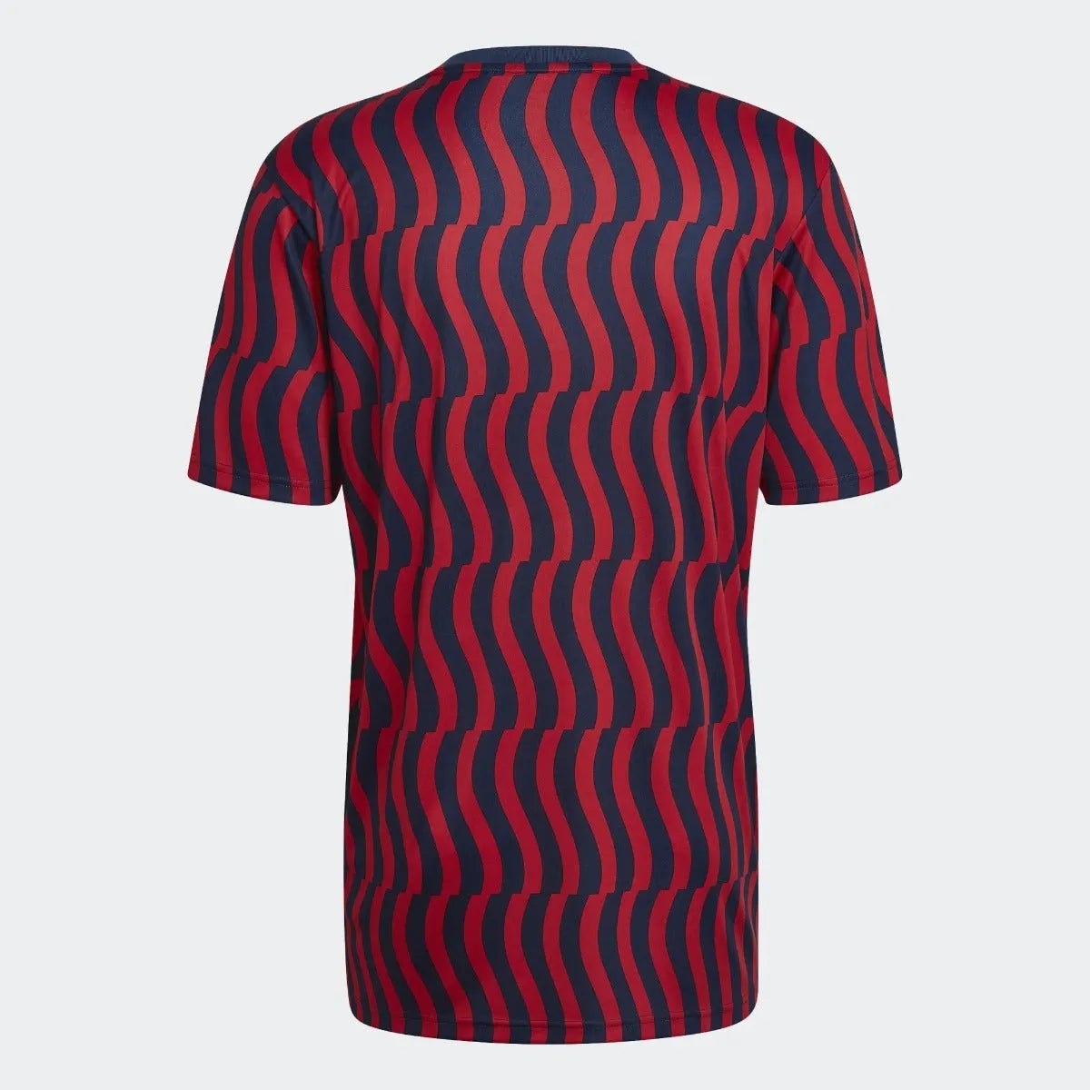 adidas 21-22 Bayern Munich Pre-Match Jersey- Navy-Scarlet