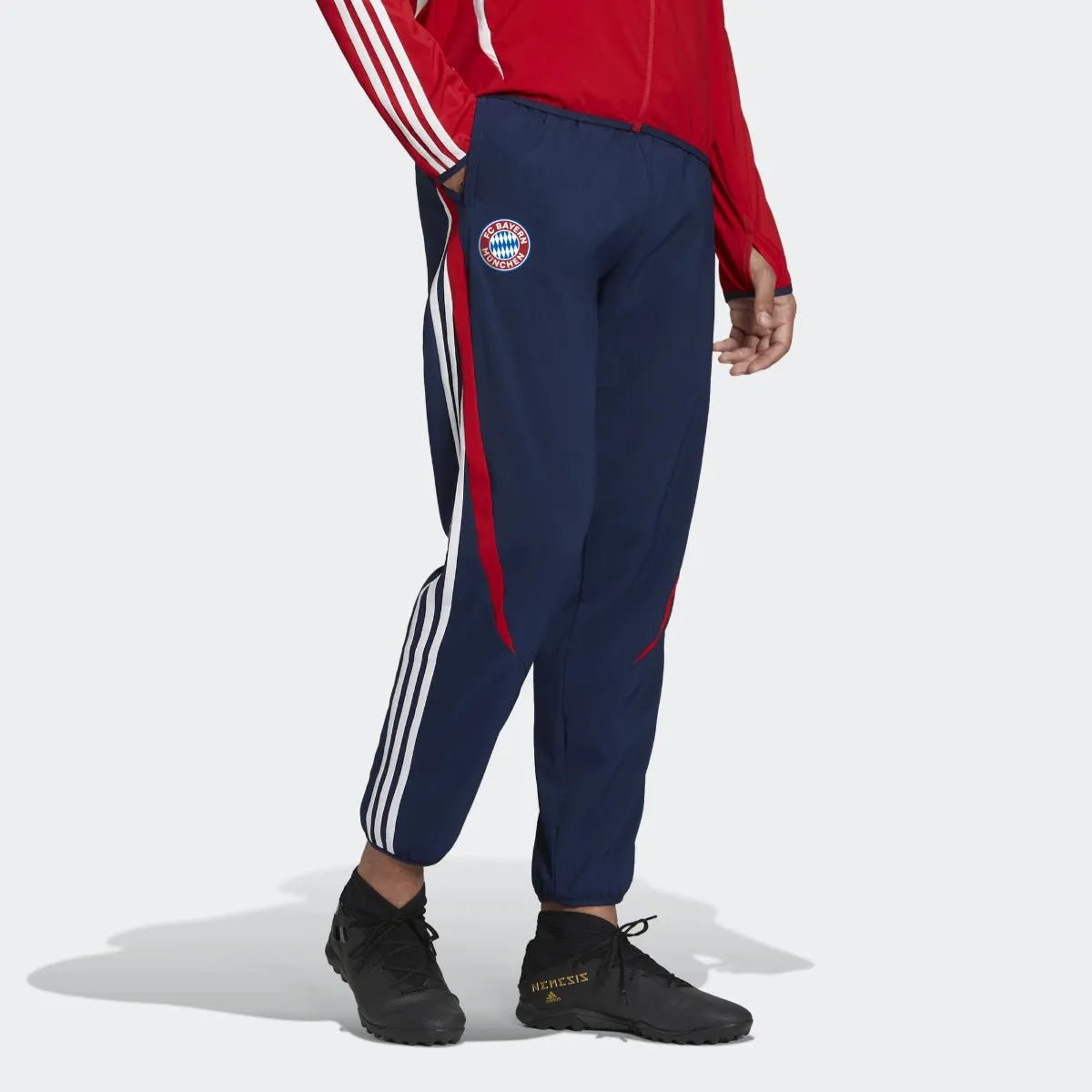adidas 21-22 Bayern Munich Teamgeist Woven Pants - Indigo