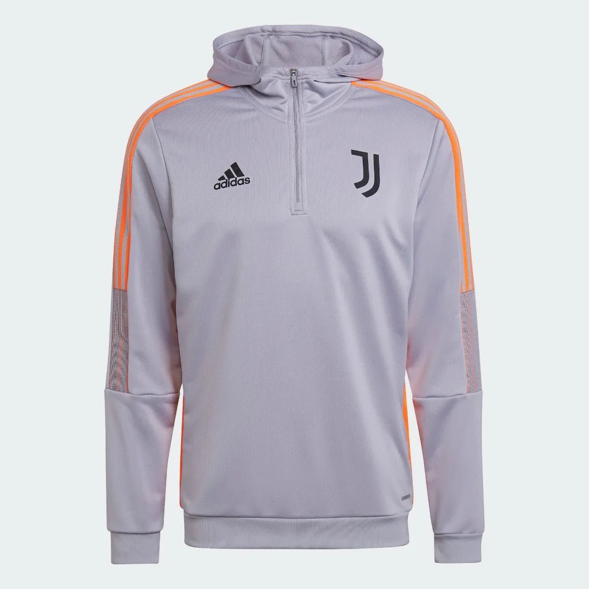 adidas 21-22 Juventus Track Hoodie - Gray