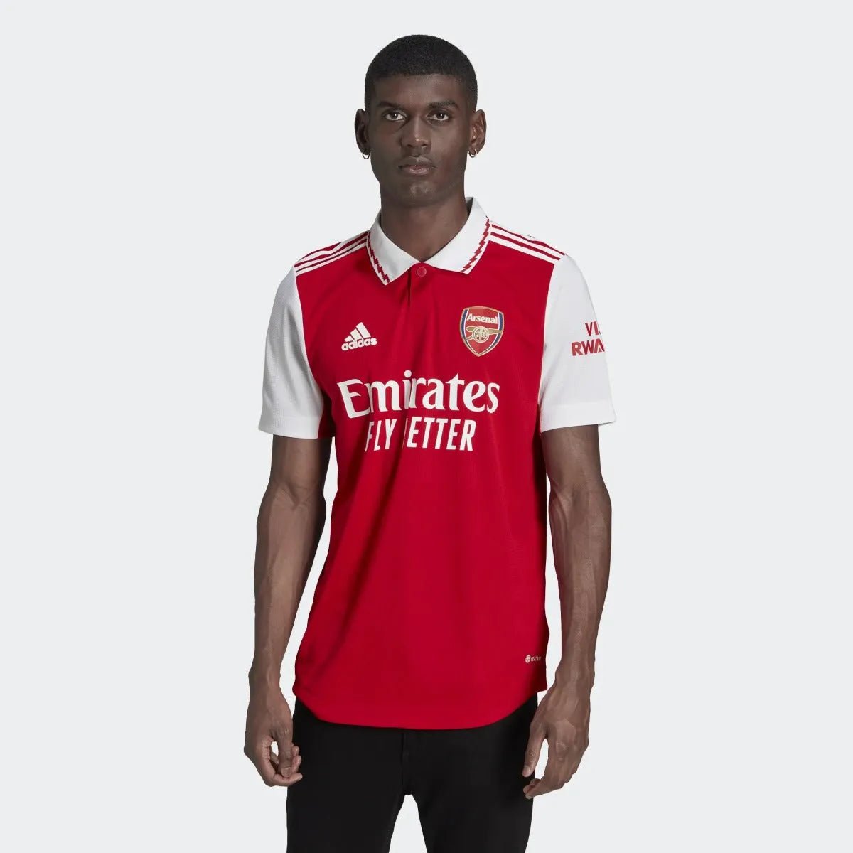 adidas 22-23 Arsenal Authentic Home Jersey - Scarlet-White