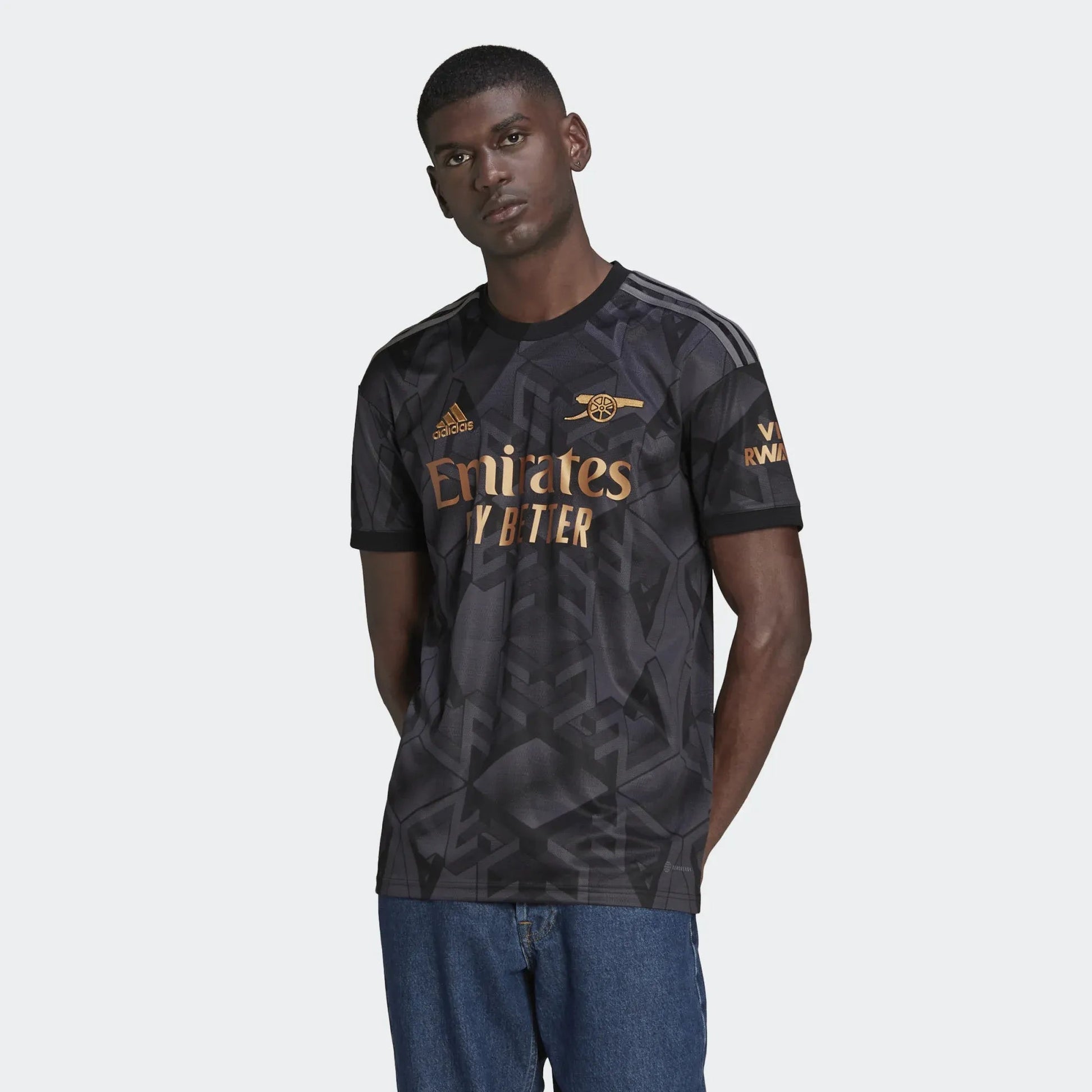 adidas 22-23 Arsenal Away Soccer Jersey - Black – ProSoccer