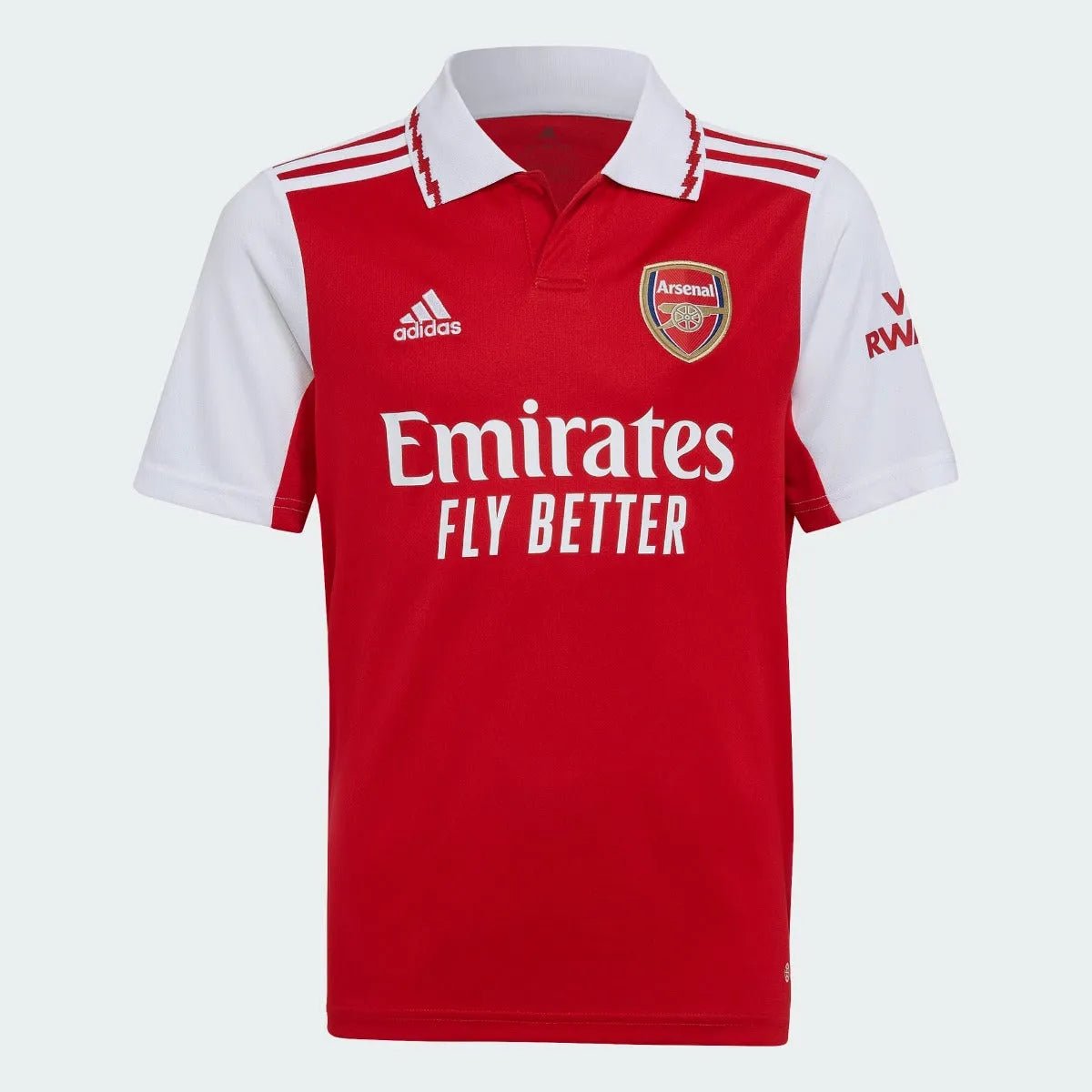 adidas 22-23 Arsenal FC Youth Home Jersey - Scarlet-White