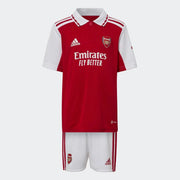 adidas 22-23 Arsenal Home Mini Kit - Scarlet-White