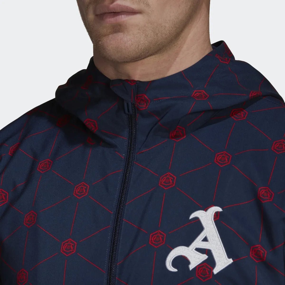 adidas 22-23 Arsenal Windbreaker - Navy-Scarlet