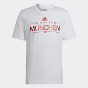 adidas 22-23 Bayern Munich Graphic Tee - White-Red
