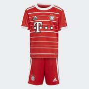 adidas 22-23 Bayern Munich Home Mini Kit - Red-White