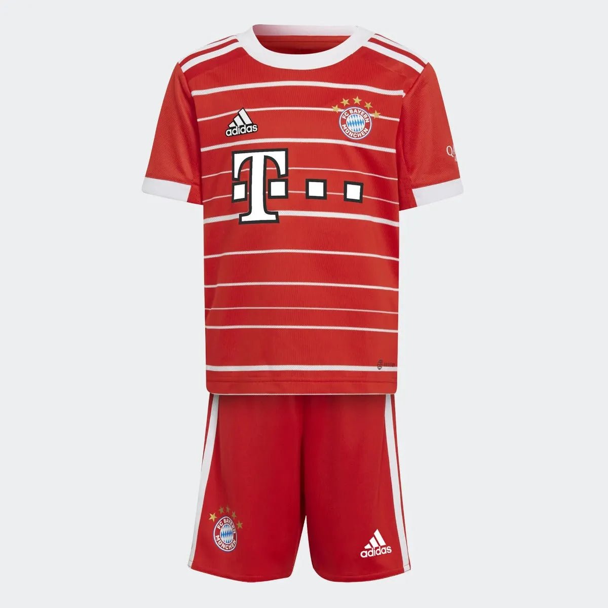adidas 22-23 Bayern Munich Home Mini Kit - Red-White