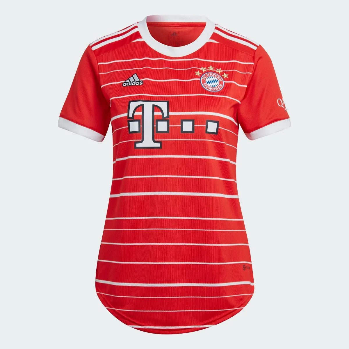adidas 22-23 Bayern Munich Womens Home - Red-White (Front)