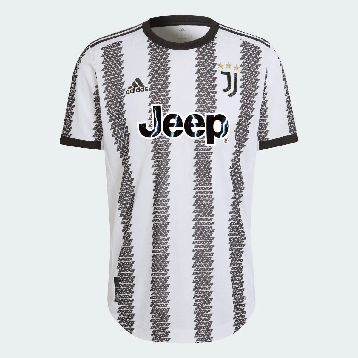 adidas 22-23 Juventus Authentic Home Jersey - White-Black