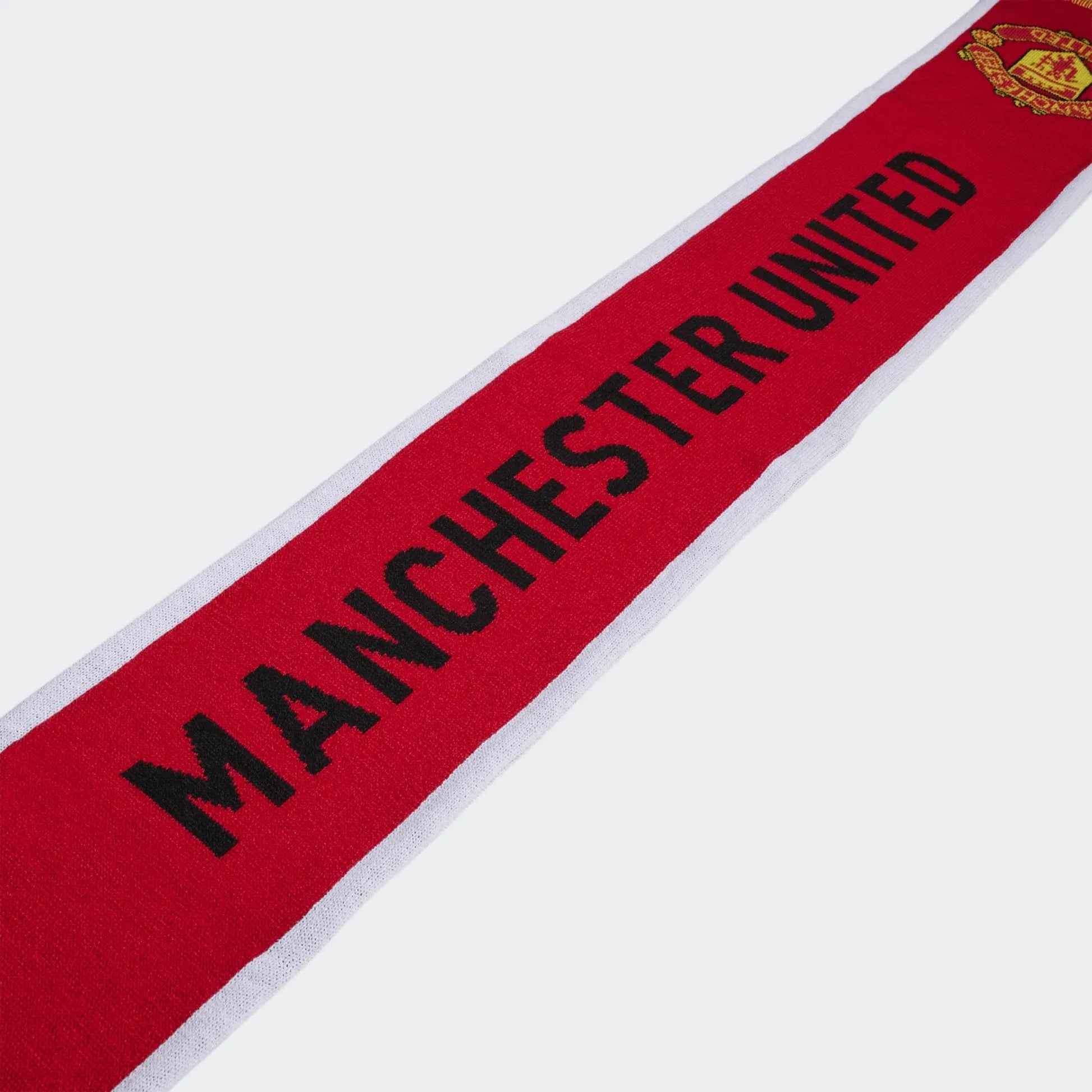 adidas 22-23 Manchester United Scarf - Red-Black-White