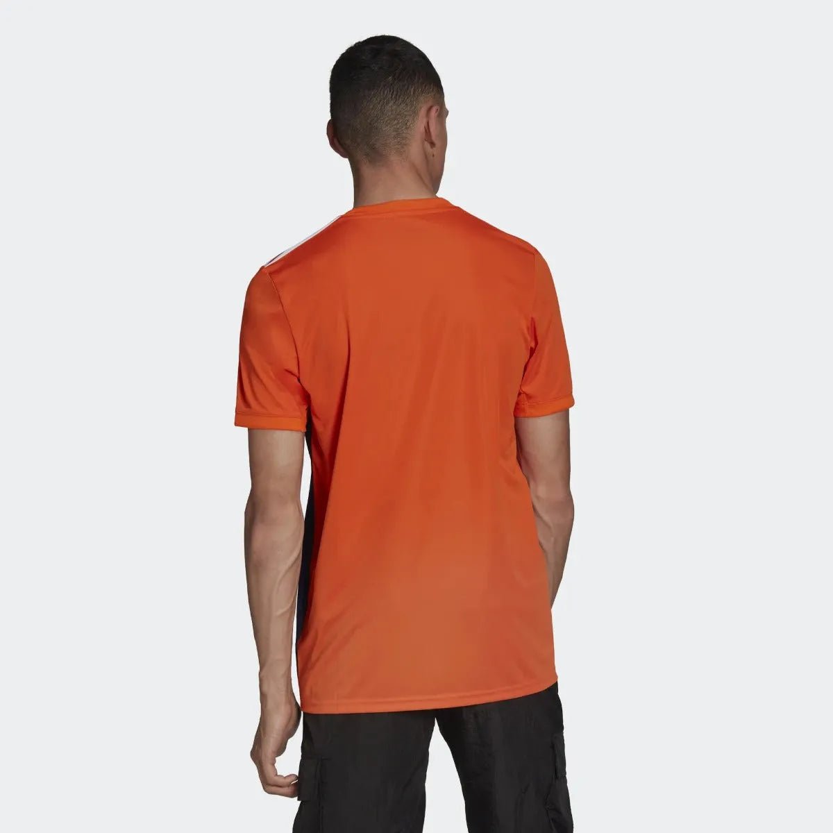 adidas 22-23 New York City FC Away Jersey - Orange-Night Sky (Model - Back)