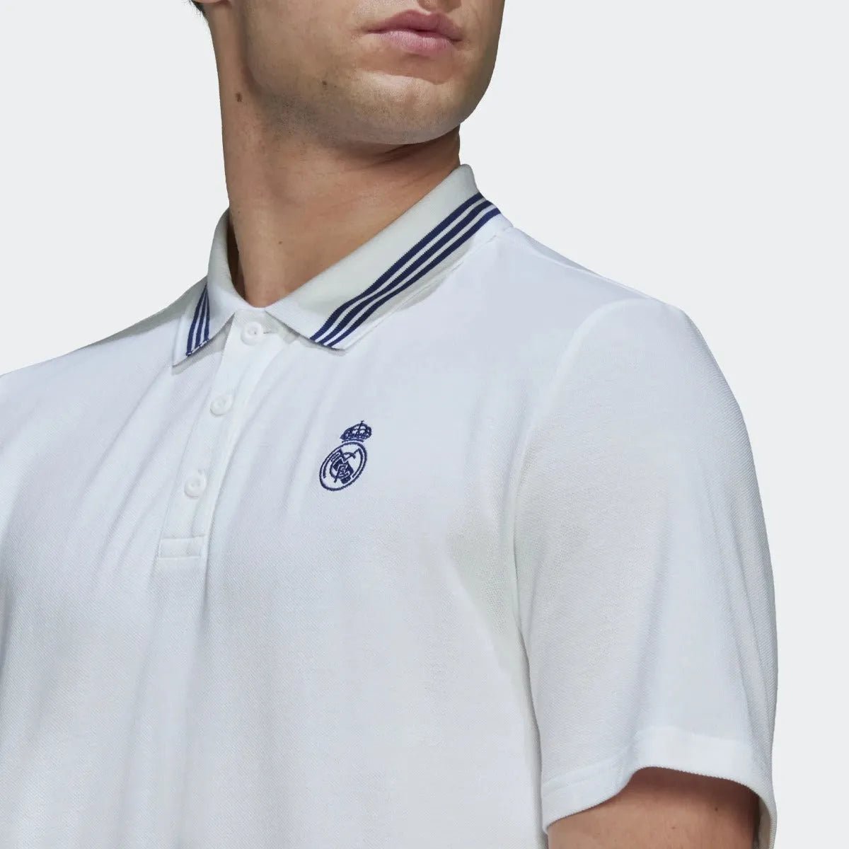 adidas 22-23 Real Madrid Polo Shirt - White