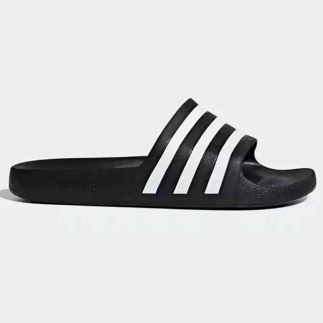 adidas Adilette Aqua - Black - White (Side 1)