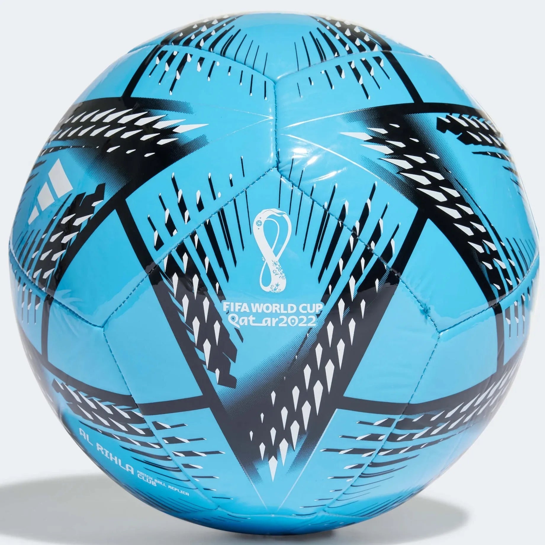 adidas Al Rihla Club Ball - Blue-Black (Front)