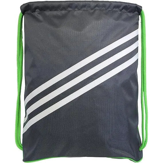 adidas Burst Sackpack Grey-Solar Green-White (Back)