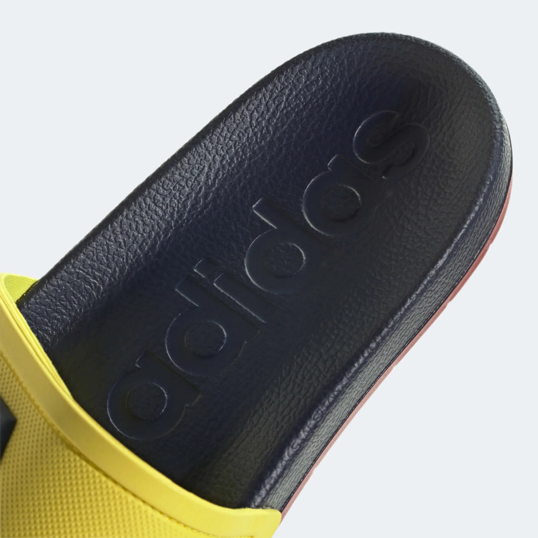adidas Colombia Adilette TND Slides - Yellow-Red-Navy (Detail 2)