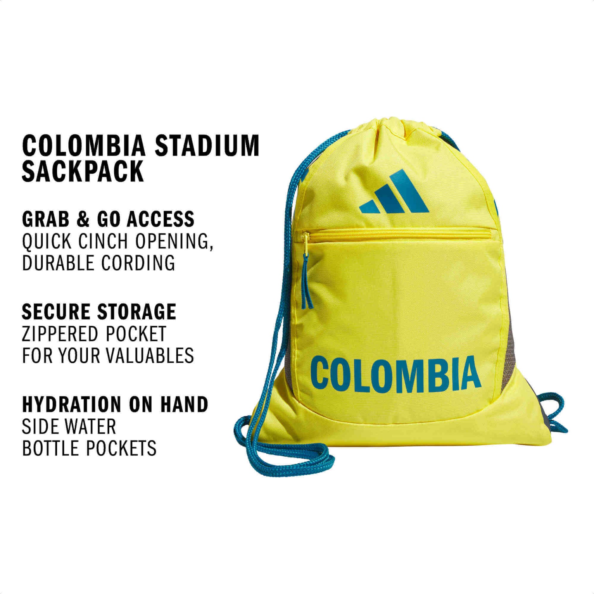 adidas Colombia Stadium Sackpack – ProSoccer