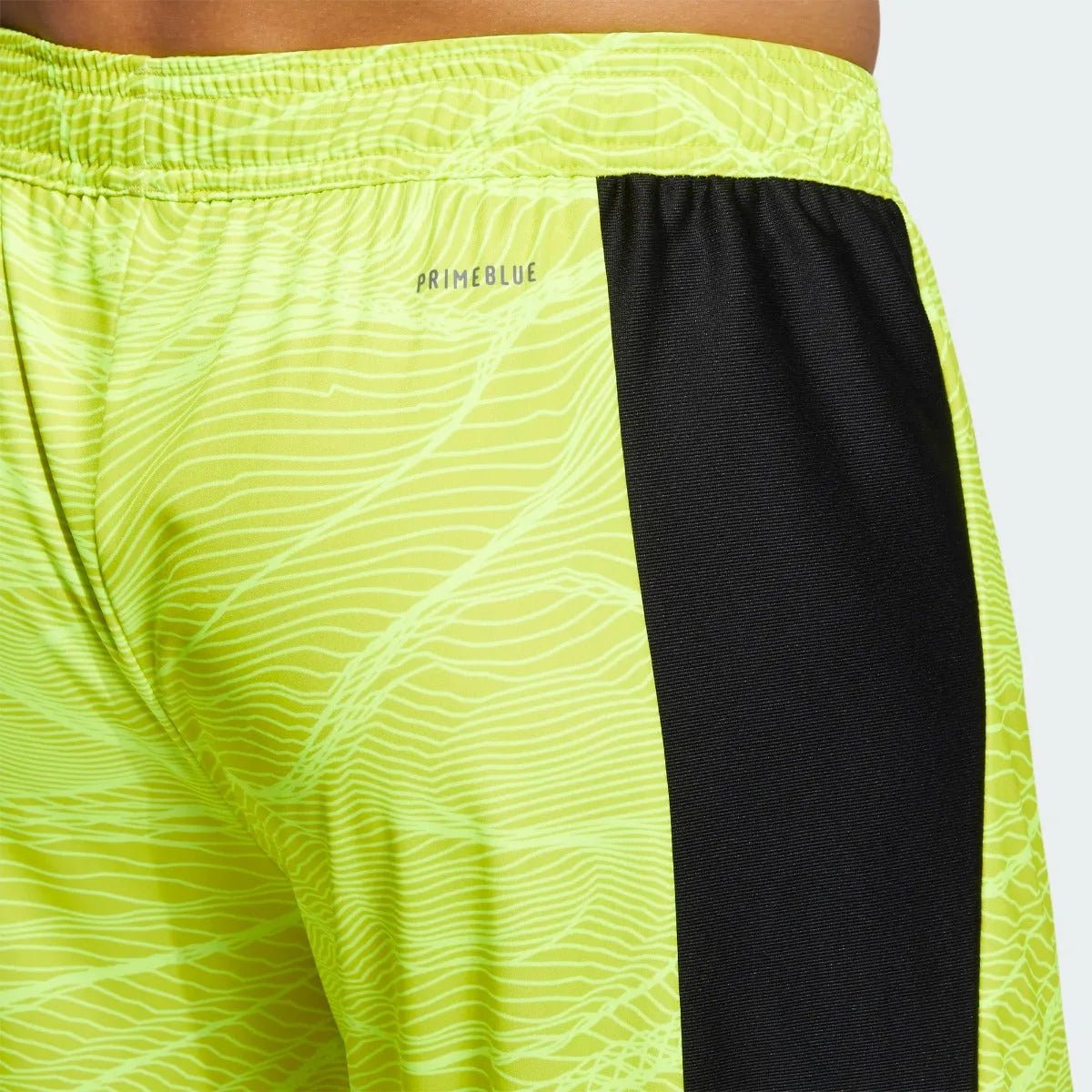 Adidas Condivo 21 Goalkeeper Shorts - Acid Yellow (Detail 3)