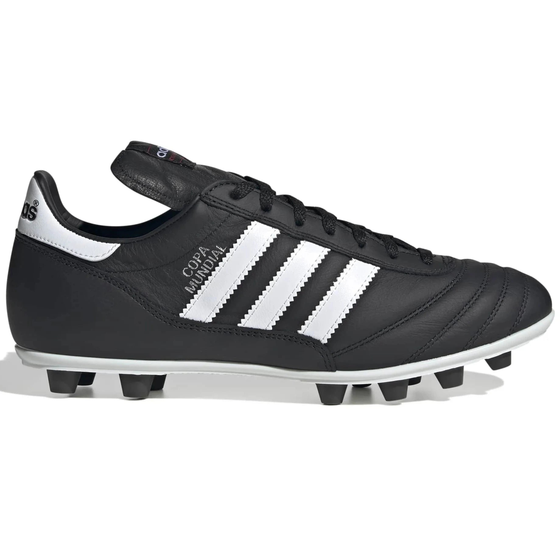 adidas Copa Mundial Firm Ground Soccer Cleats Core Black / Cloud White / Collegiate Red (Side 1)