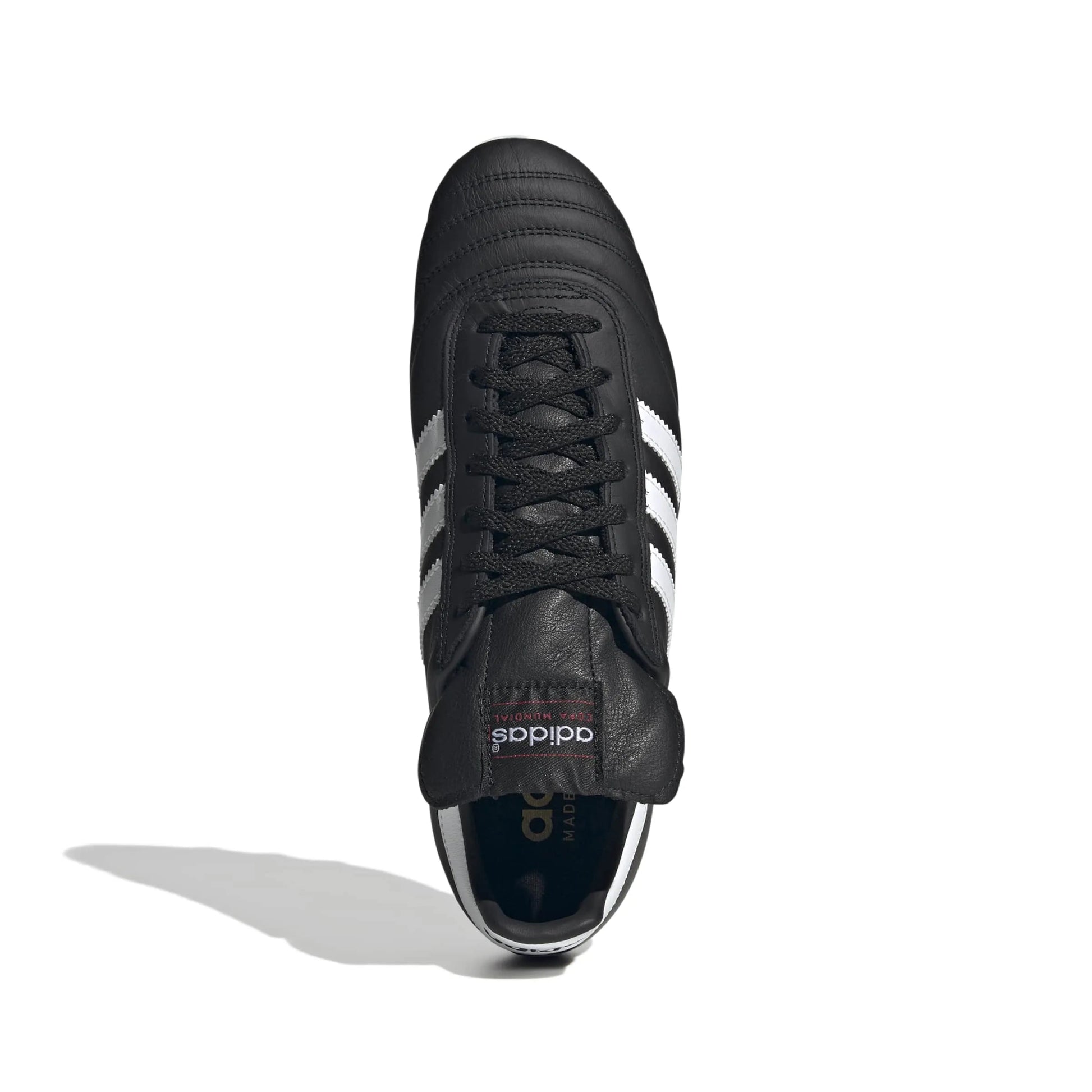 adidas Copa Mundial Firm Ground Soccer Cleats Core Black / Cloud White / Collegiate Red (Top)
