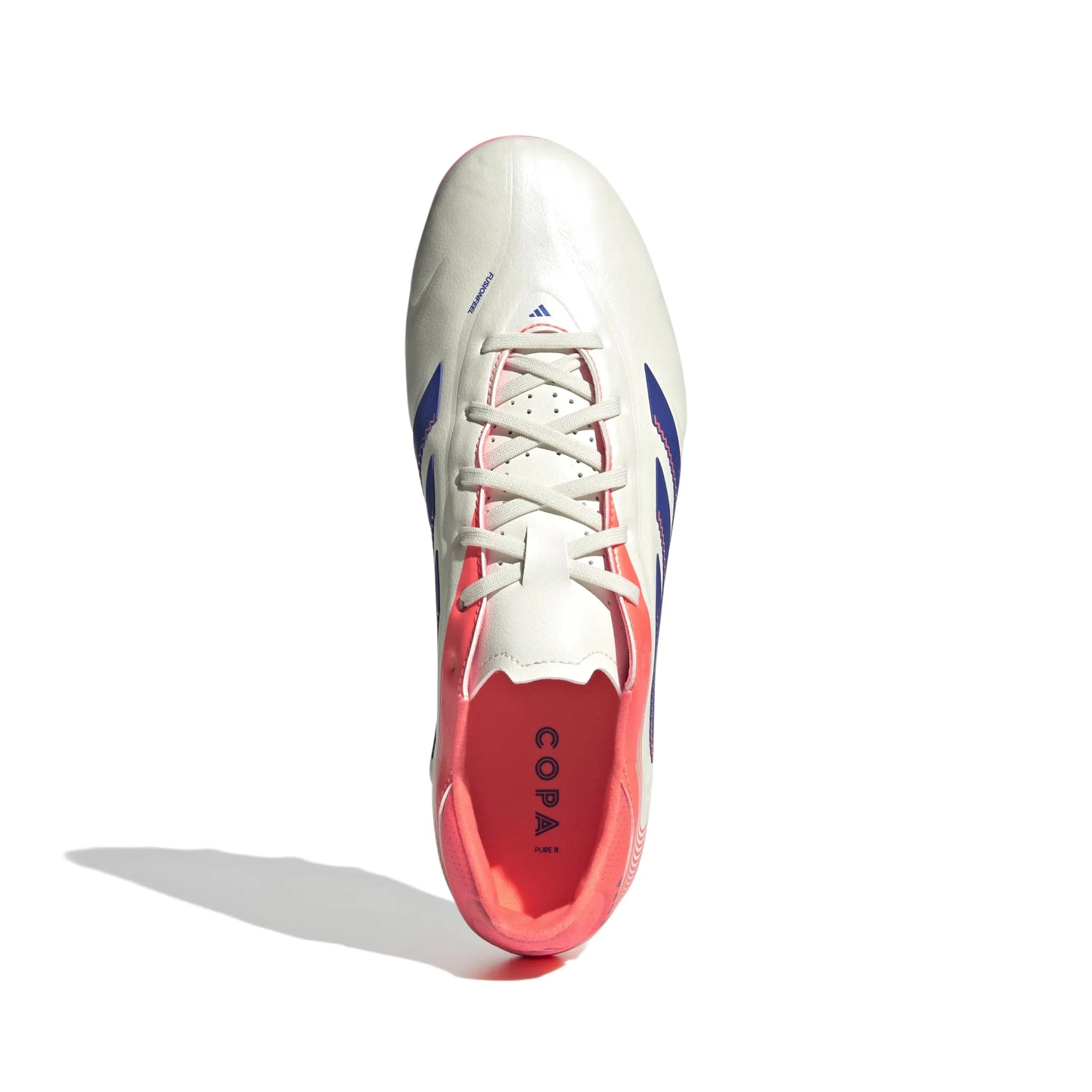 adidas Copa Pure III League Firm/Multi Ground Soccer Cleats - Coral Blaze Pack (FA25) (Top)