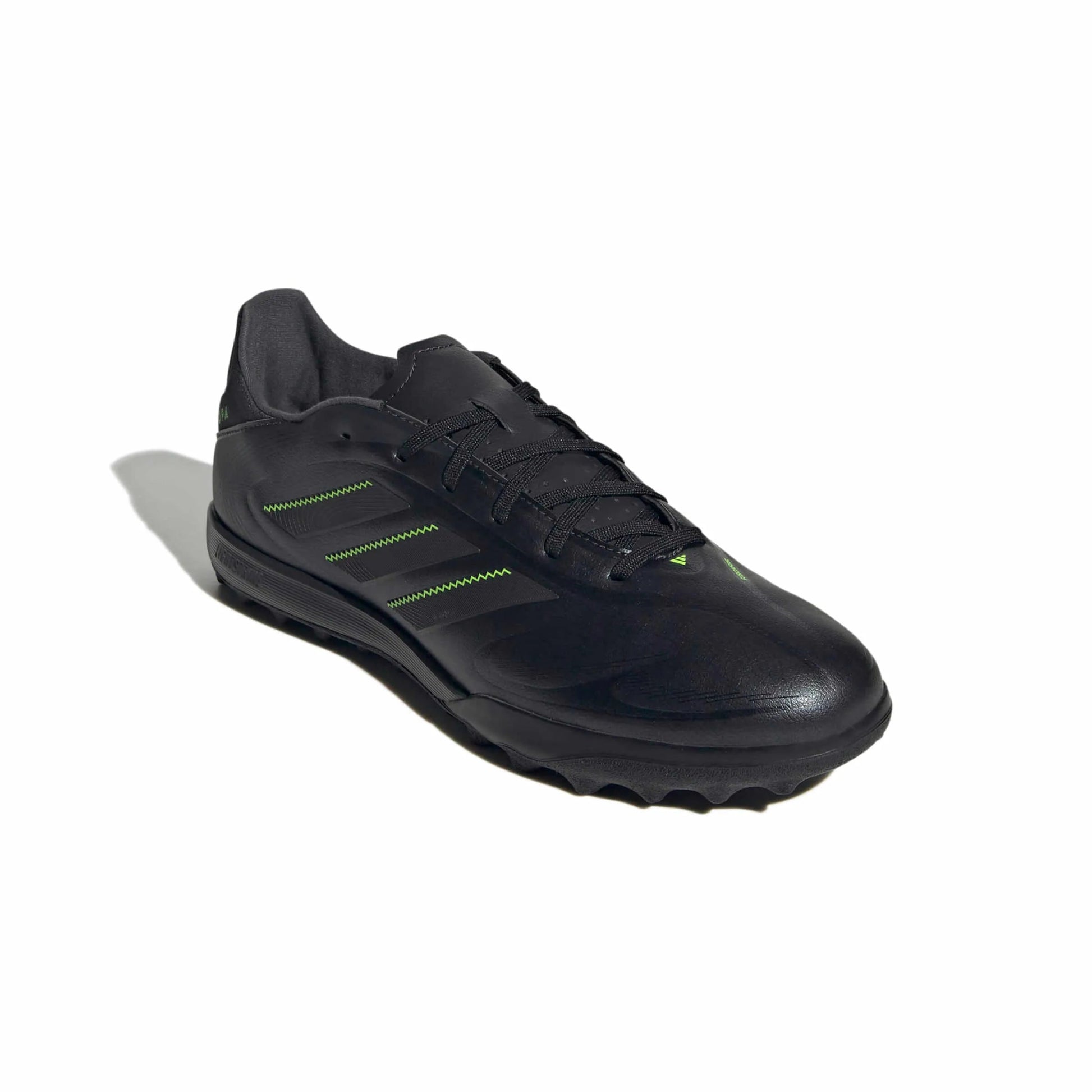 adidas Copa Pure III League Turf Soccer Shoes - Electric Stealth Pack (FA25) (Lateral - Front)