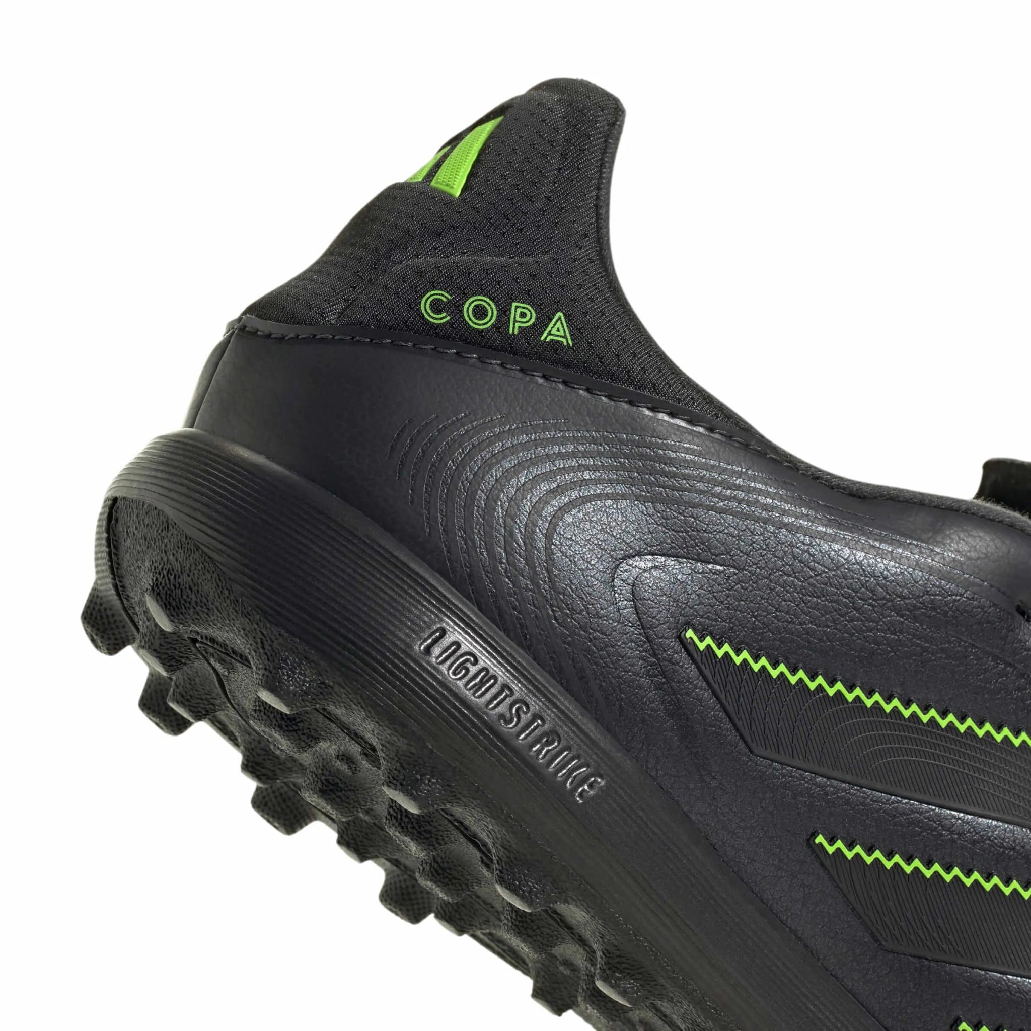 adidas Copa Pure III League Turf Soccer Shoes - Electric Stealth Pack (FA25) (Detail 1)