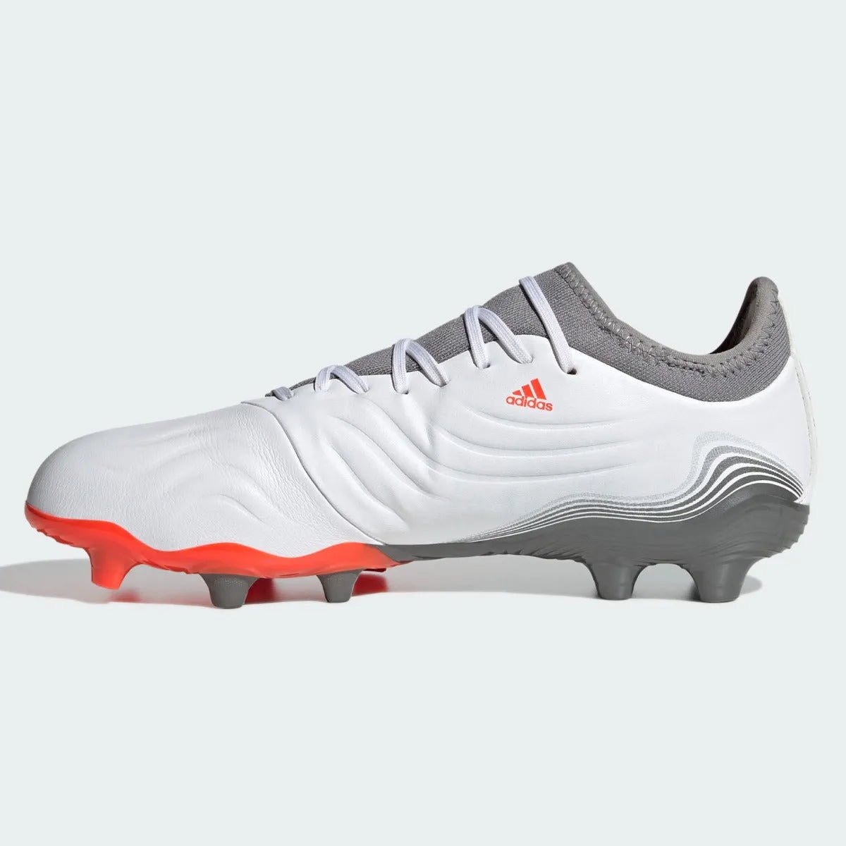 Adidas Copa Sense .3 FG - White-Grey-Solar Red (Side 2)