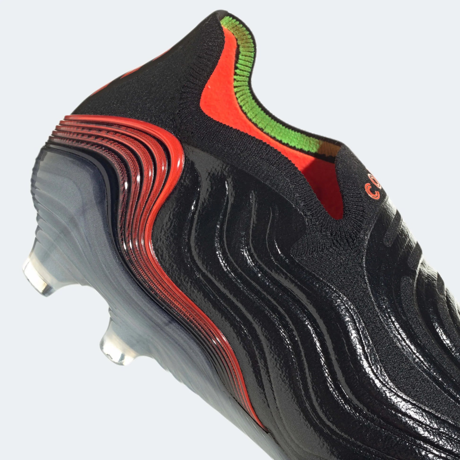 adidas Copa Sense + FG - Black-Solar Red