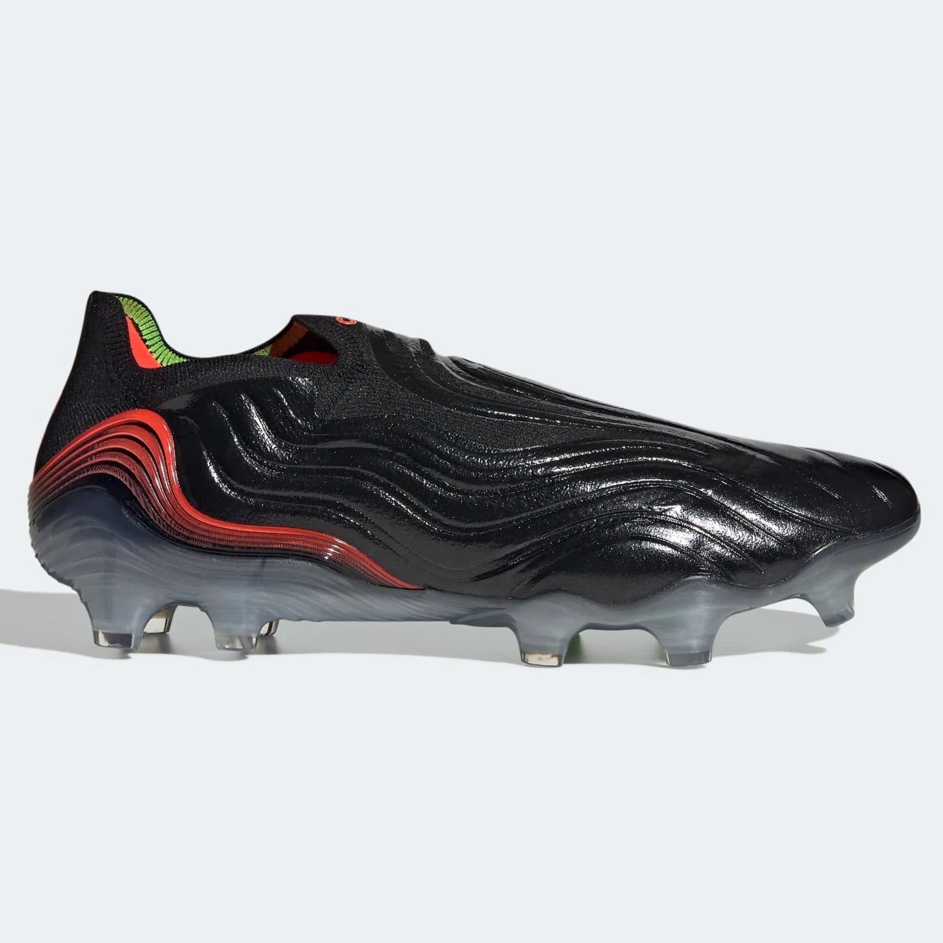 adidas Copa Sense + FG - Black-Solar Red (Side 1)