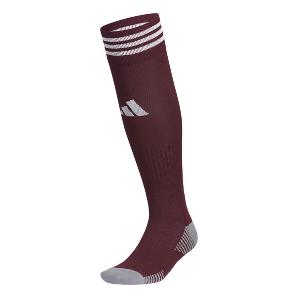 adidas Copa Zone Cushion 5 OTC Socks Maroon/White (Lateral - Front)