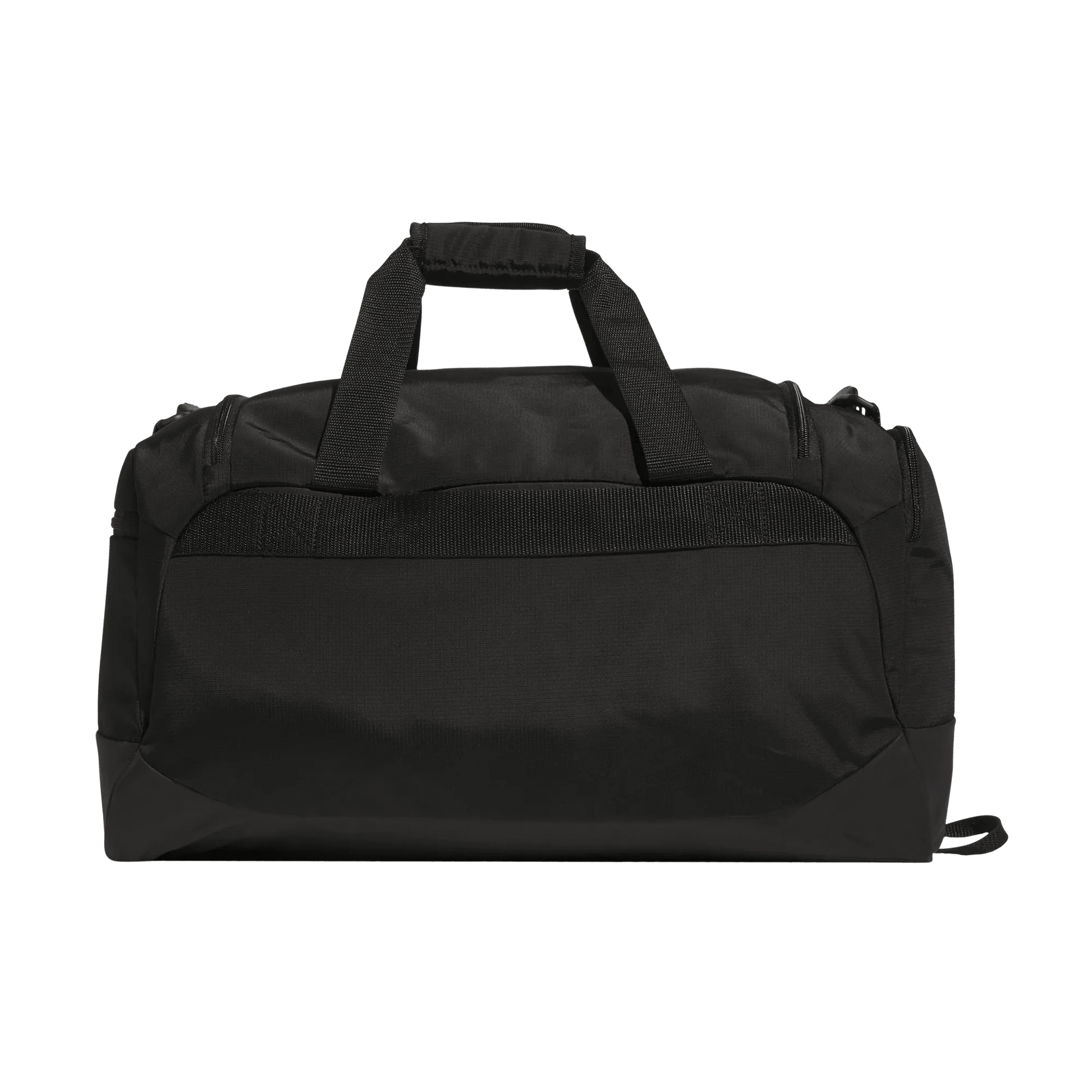 adidas travel duffel bags Power Gym Bag Lightweight Small Duffel, Jersey Onix Grey/Black/Diablo, OSFA One end has a freshPAK ventilated shoe tunnel to keep your clothes and cleats separate Adidas Duffle Bag Living