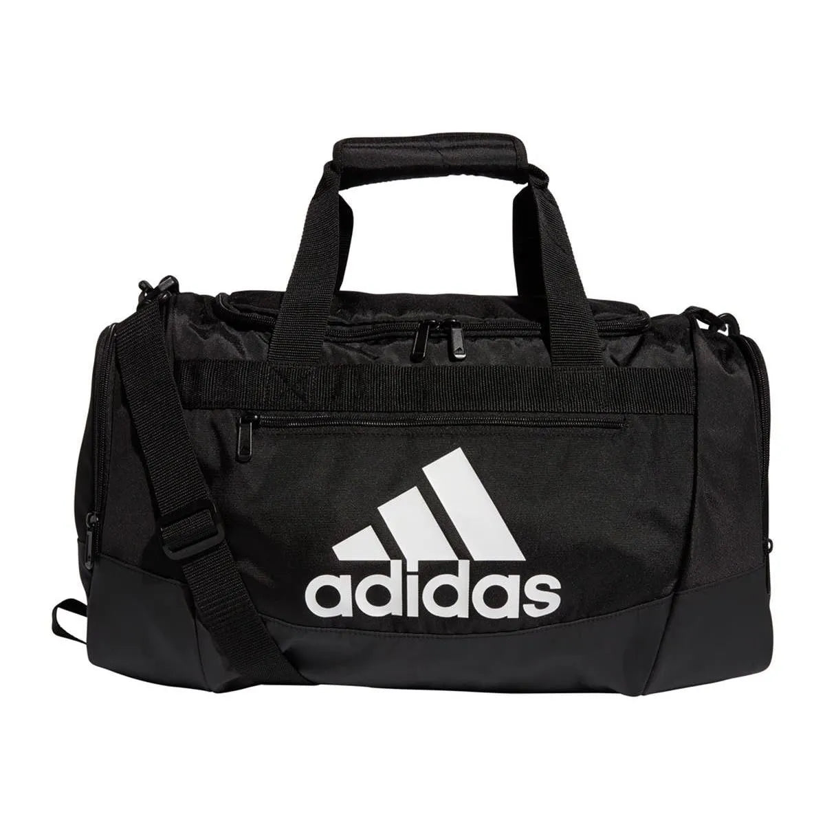 adidas Defender IV Small Duffel Bag - Black-White