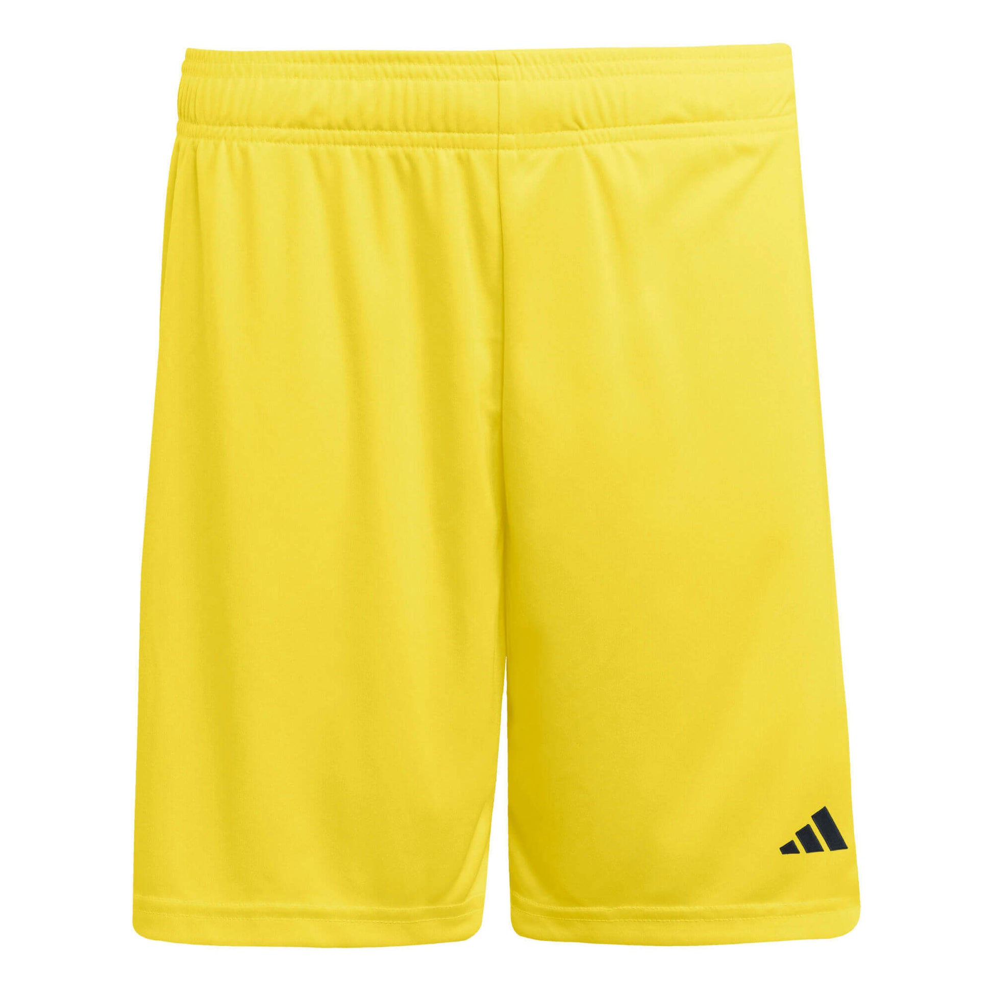 adidas Entrada 26 Youth Shorts Yellow/Black (Front)