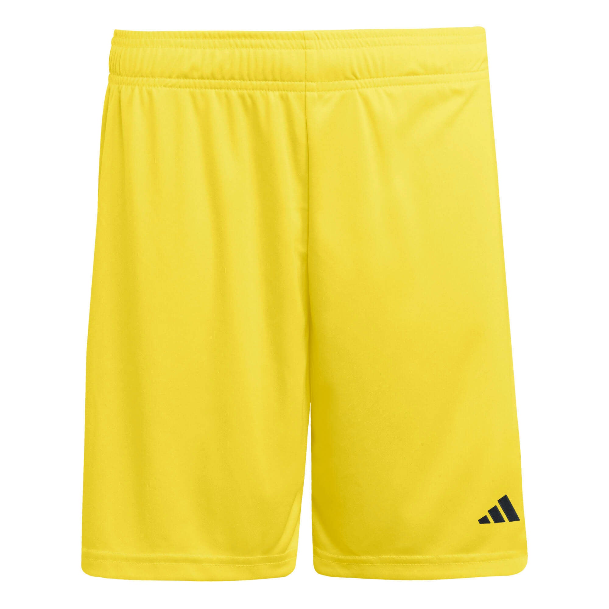 adidas Entrada 26 Youth Shorts Yellow/Black (Front)