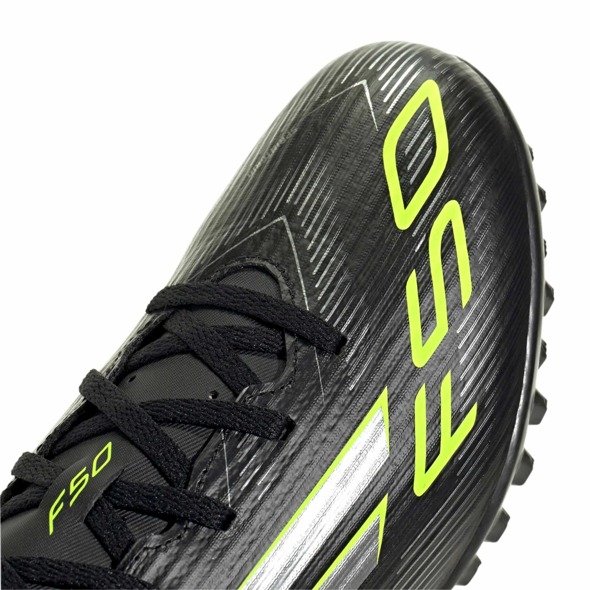 adidas F50 Club Turf Soccer Shoes - Electric Stealth Pack (FA25) (Detail 1)
