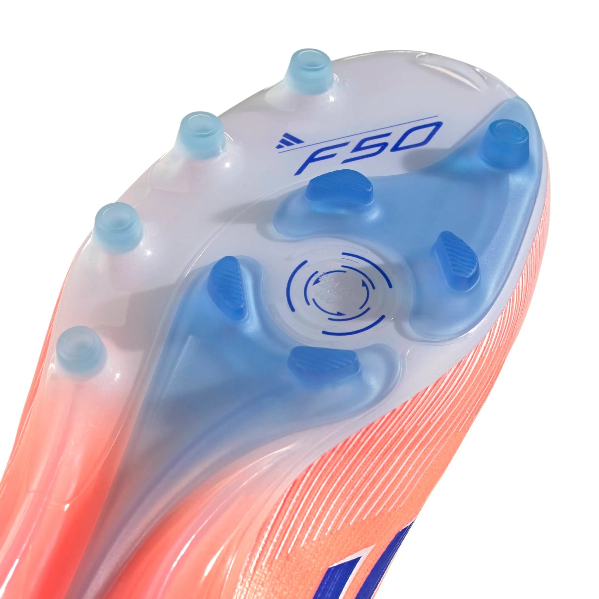 adidas F50 Elite Artificial Grass Soccer Cleats - Coral Blaze Pack (FA25) (Detail 2)